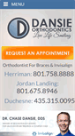 Mobile Screenshot of dansieorthodontics.com