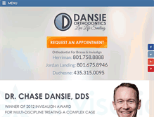 Tablet Screenshot of dansieorthodontics.com